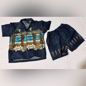 Hawaiian 2 piece outfit bought in Hawaii GUC 12 months